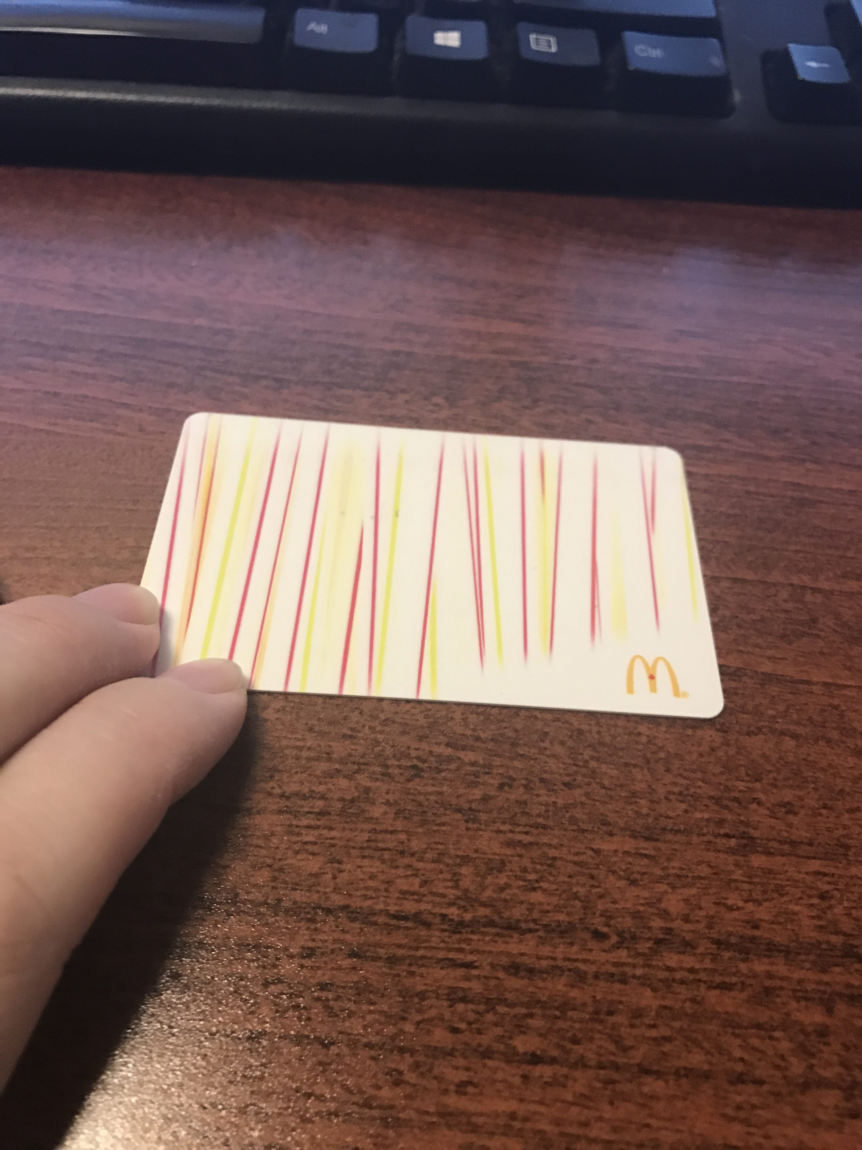 McDonalds Gift Card