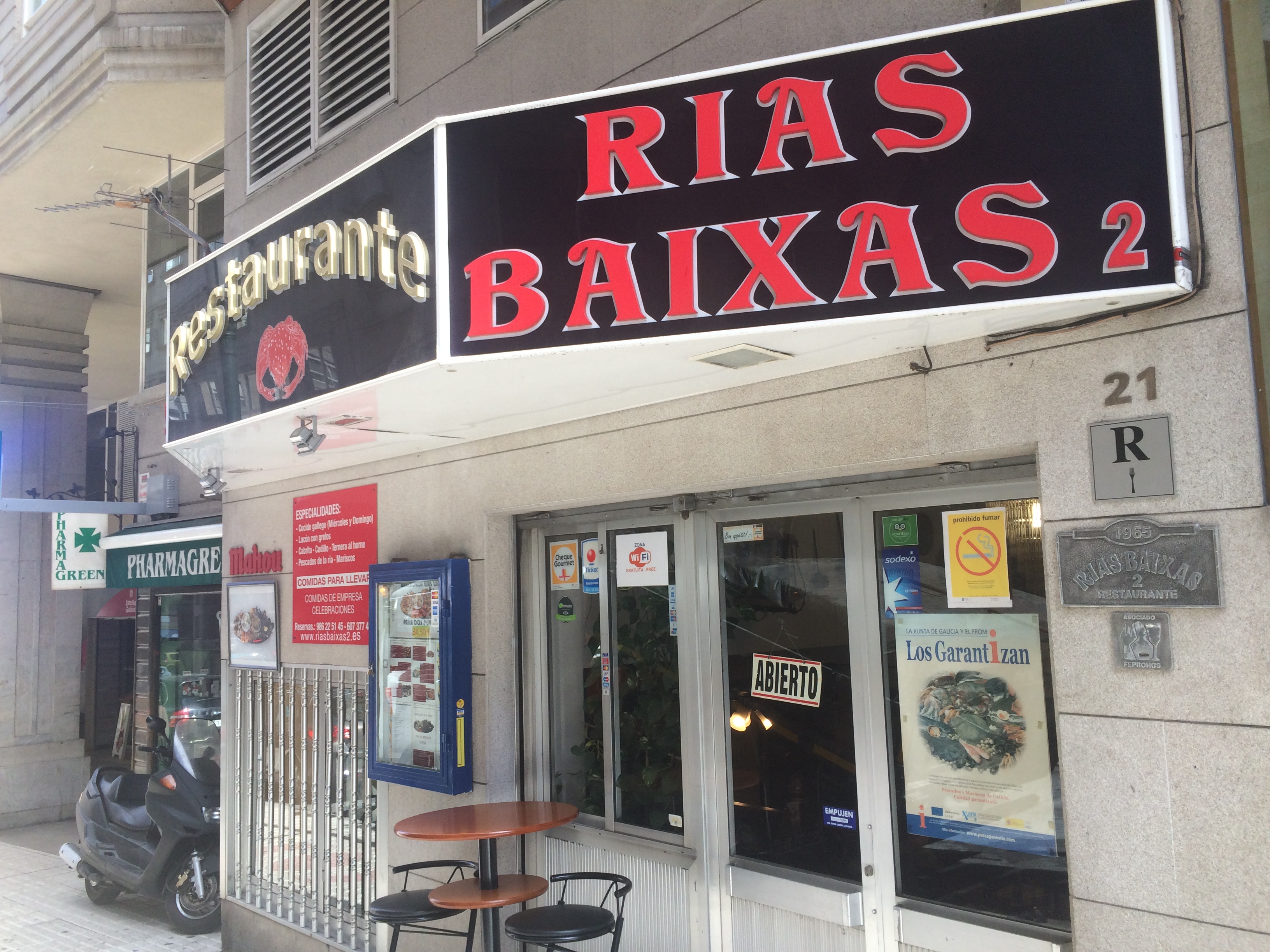 Restaurante Rías Baixas 2 (seafood restaurant) - Vigo, Spain