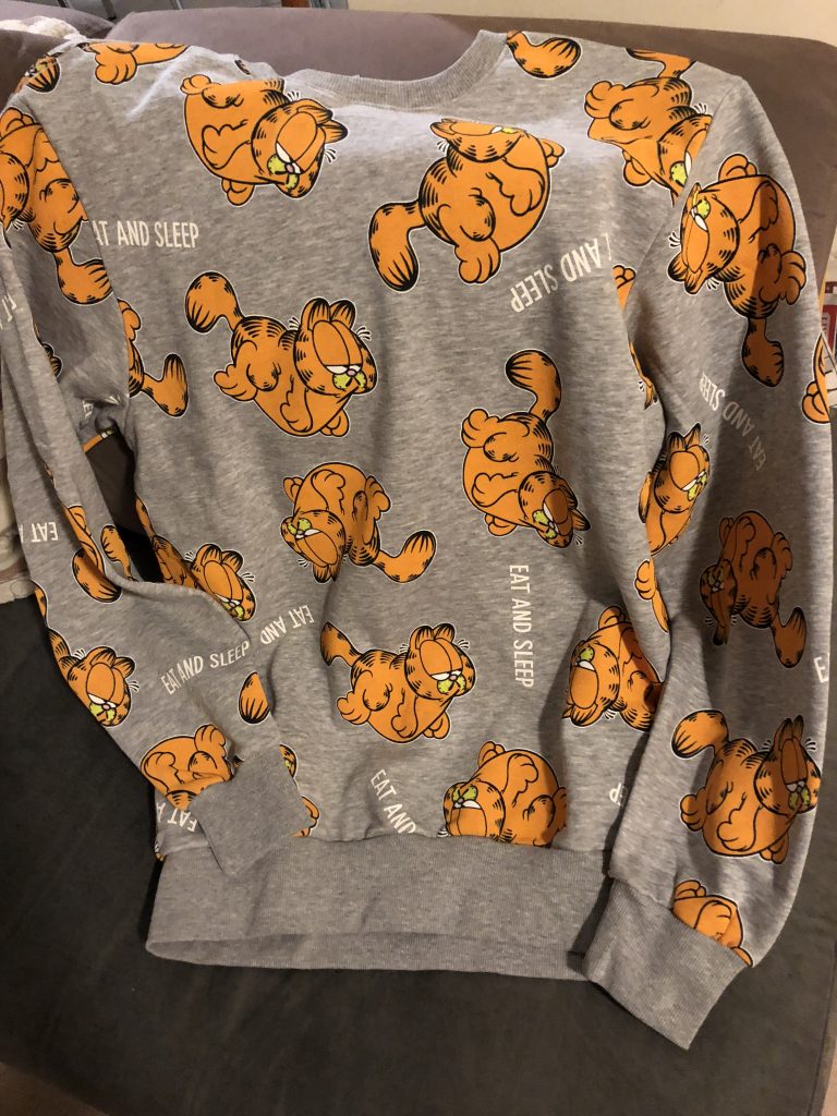 Garfield x H&M Sweater - MoVernie on the MOVE