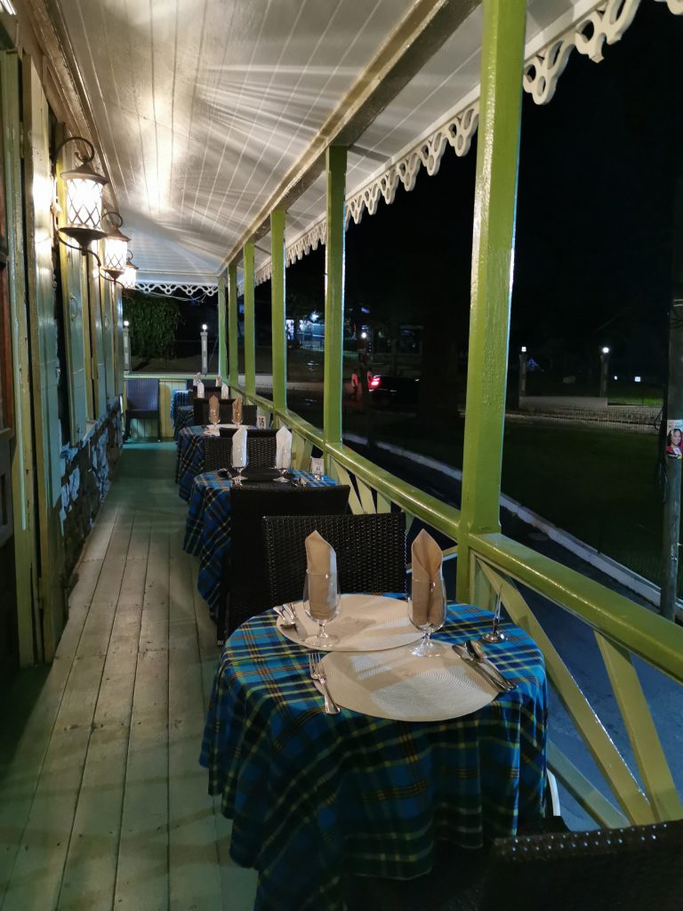 The Great Old House Restaurant Roseau, Dominica MoVernie on the MOVE