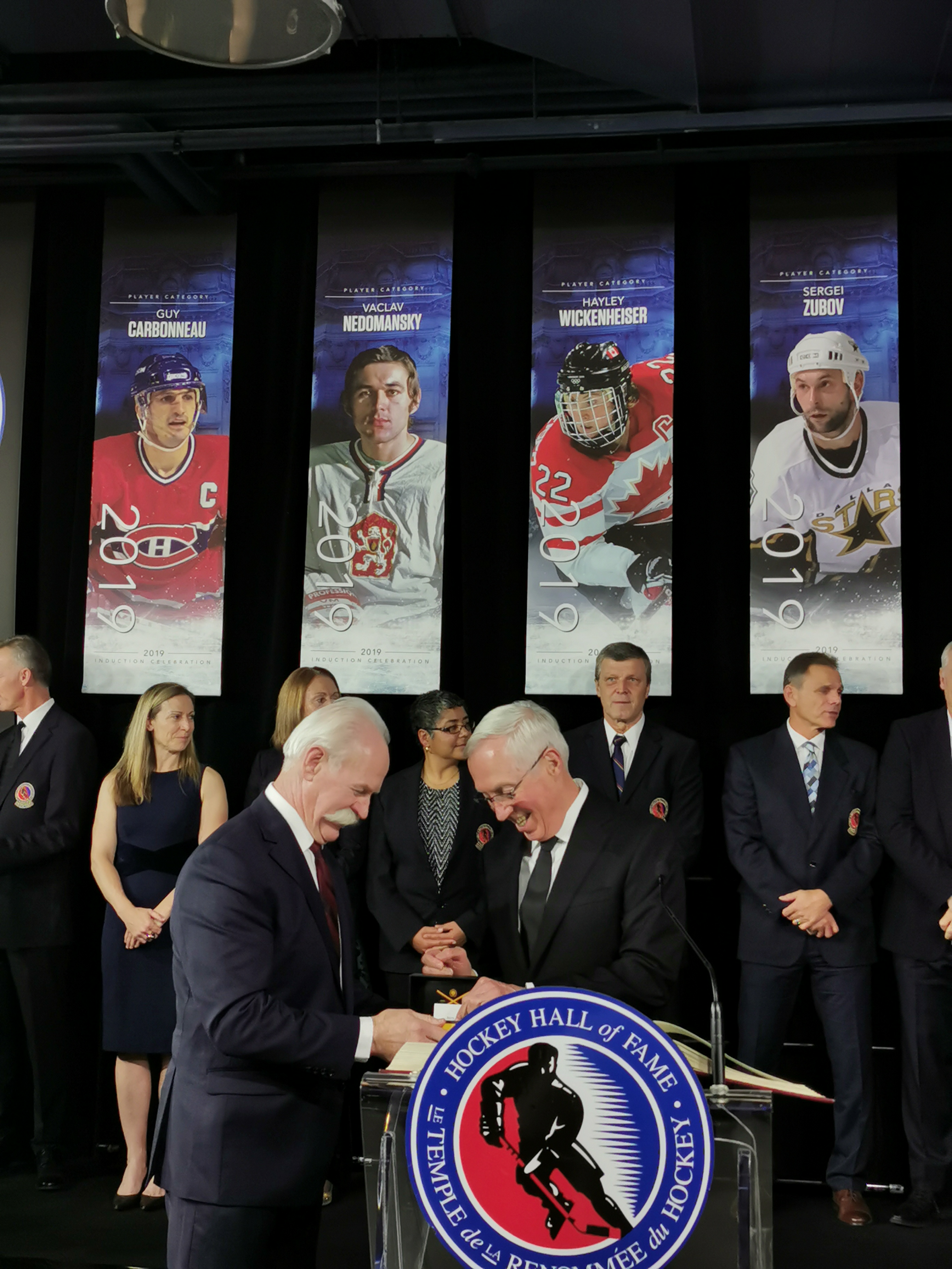 Hockey Hall of Fame (HHOF) Inductee Ceremony Toronto, Canada