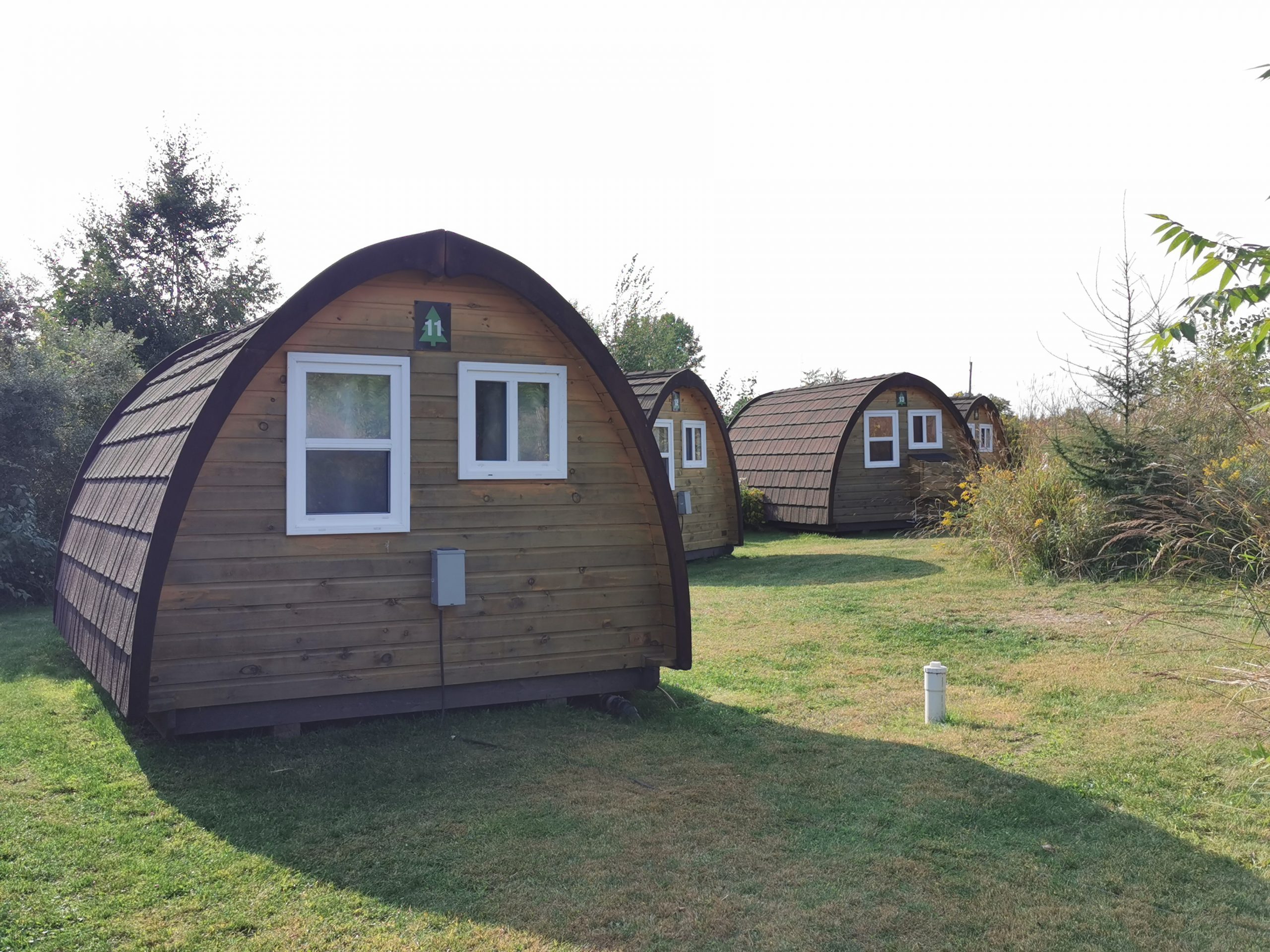 Glamping Experience Deluxe Pod Clusters Long Point Eco Adventures