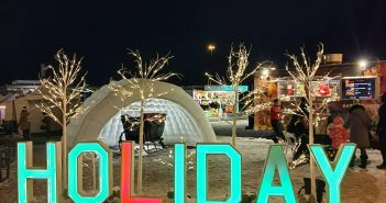 (Night Mode) Holiday Street Market x Street Eats Market – Across Scarborough Town Centre, Ontario, Canada