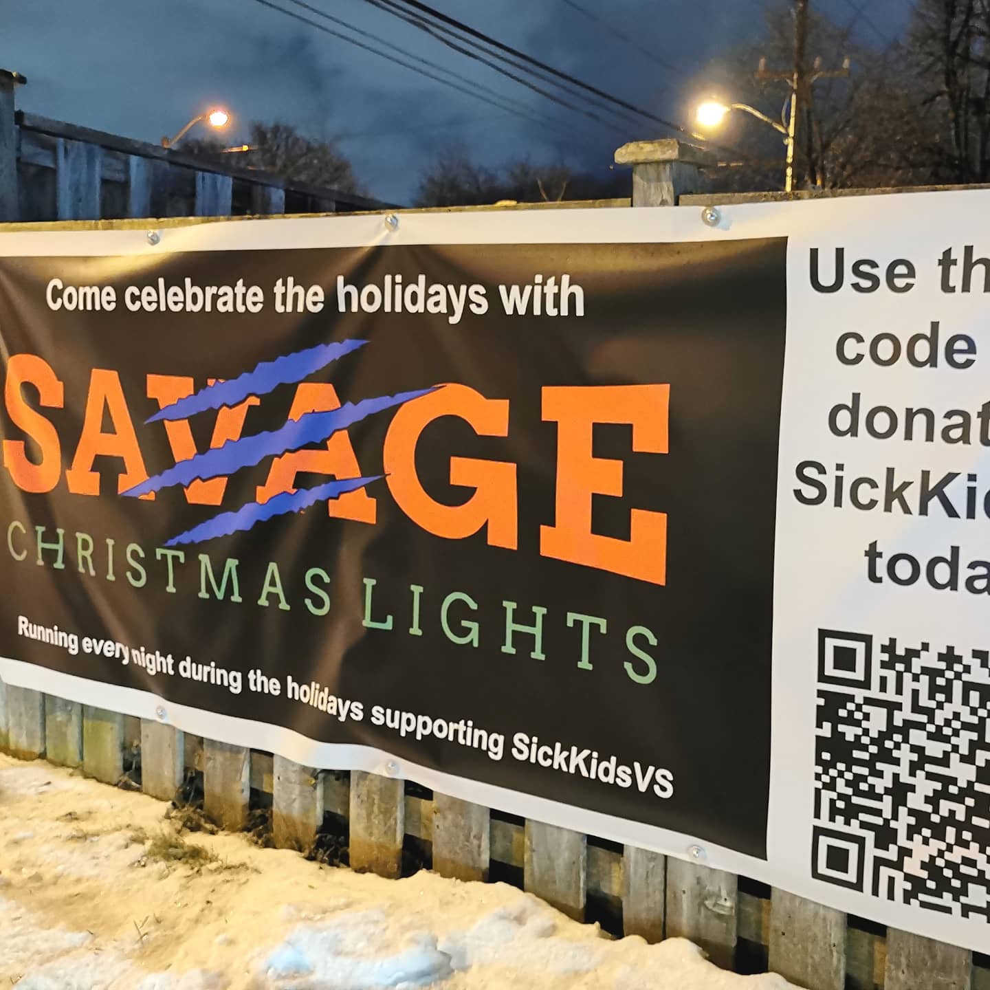 Savage Christmas Lights (Donation to Sick Kids Hospital Foundation) 1