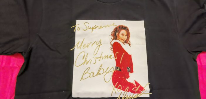 Supreme Mariah Carey Tee – Black – All I Want for Christmas is You!