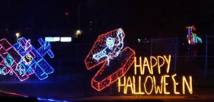 Halloween Drive-Thru – Spooktacular Light Show – Richmond Hill GO Station